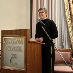 Hanna Böhme am Rednerpult