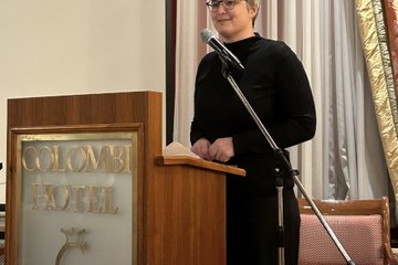 Hanna Böhme am Rednerpult