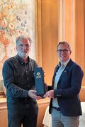 Präs. Hartmut Lamparter mit Christian Kissling