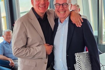 Präsident Dr. Joachim Jäckle mit seinem Vorgänger Hans-Georg Kaiser
